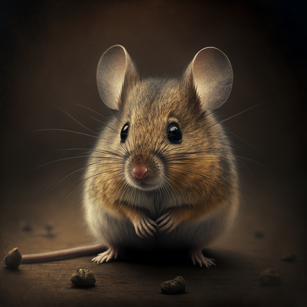 Digital rendering of a mouse