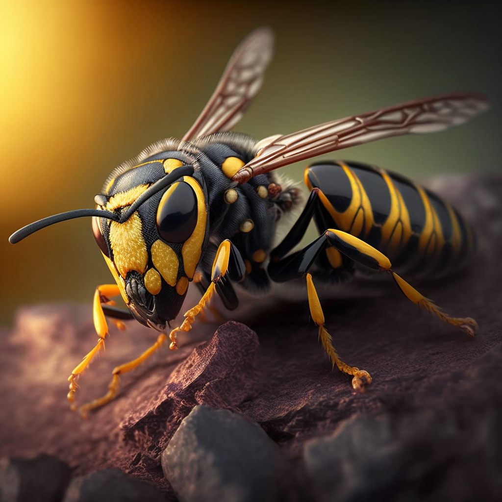 Digital image of a wasp