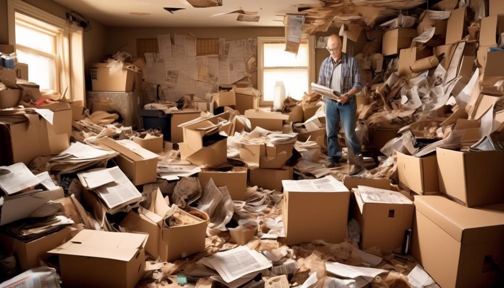 declutter and remove debris