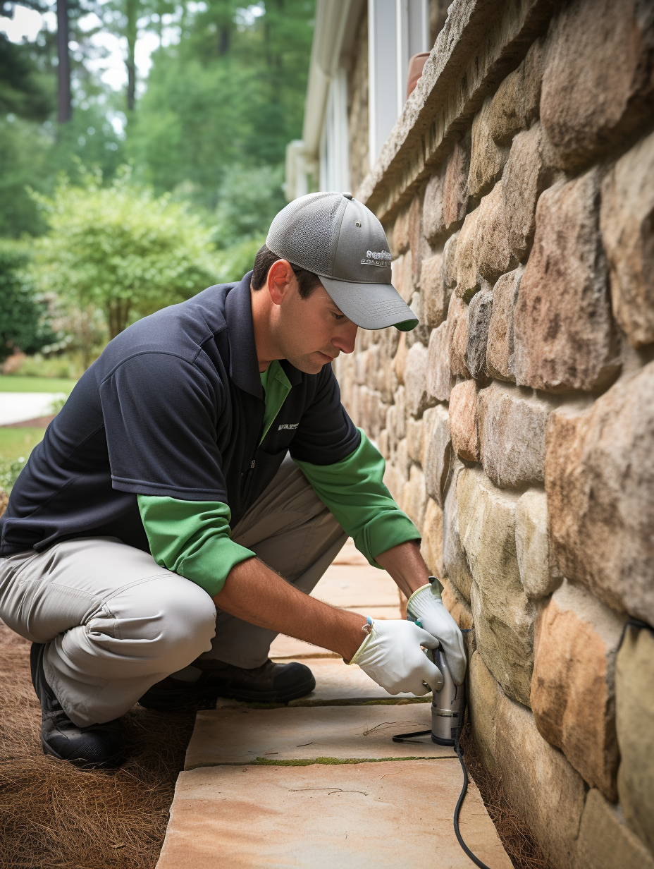 Tulsa-Nature-Guard-Tech-Applying-Cricket-Treatment | Nature Guard Pest & Lawn- Oklahoma Pest Control Certifications in Oklahoma: What to Look For